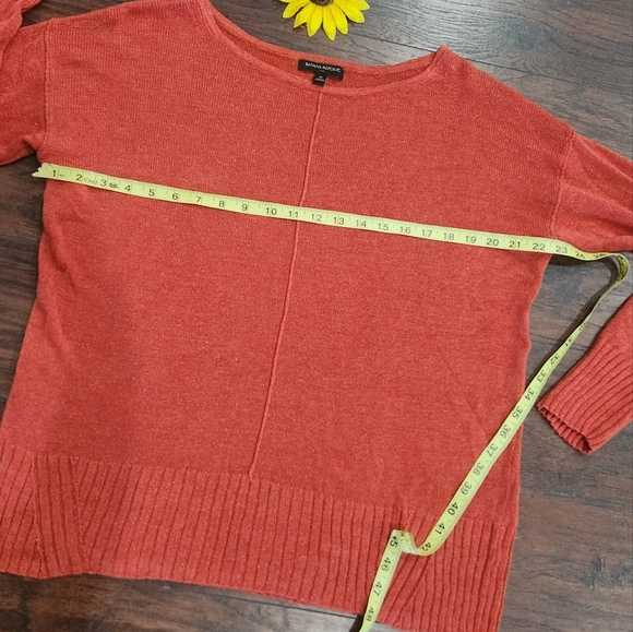 BANANA REPUBLIC Orange Crew SWEATHER 🤎🤎 - Picture 6 of 7